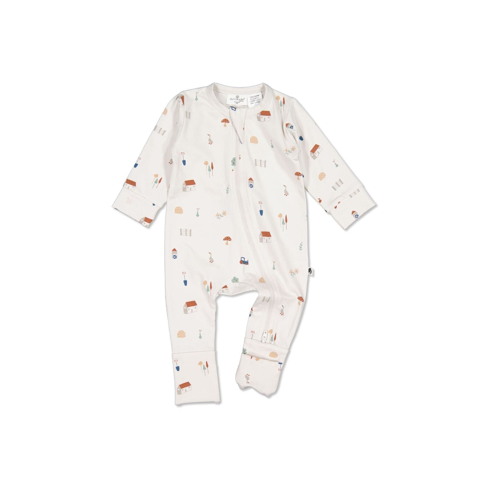 Burrow & Be Boys All In Ones Simple Life Zipsuit