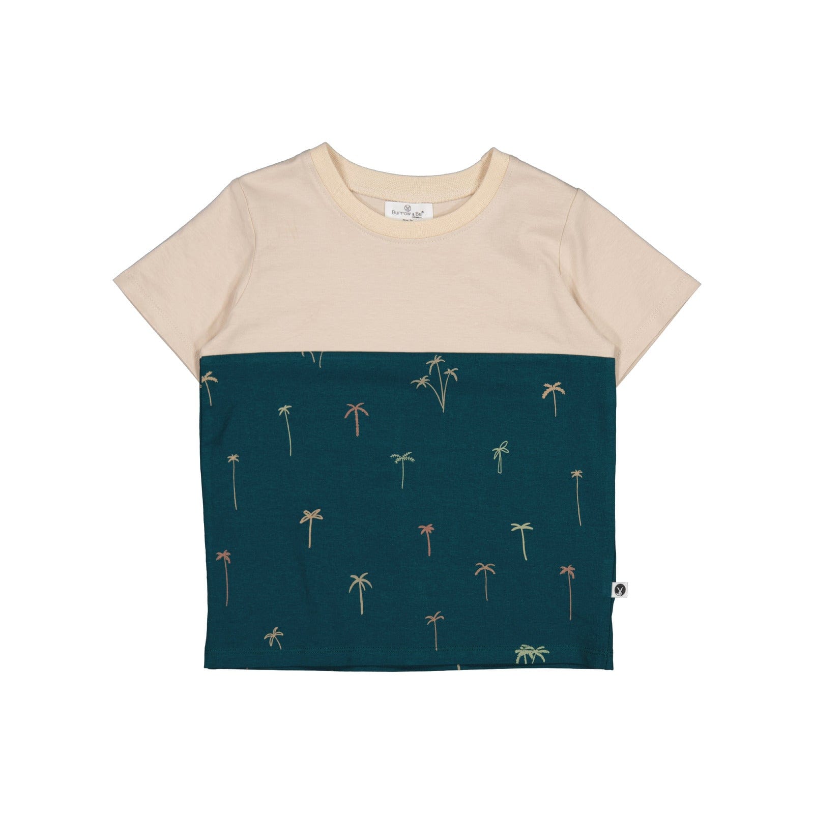 Burrow & Be Boys Tops Palm Block T-shirt