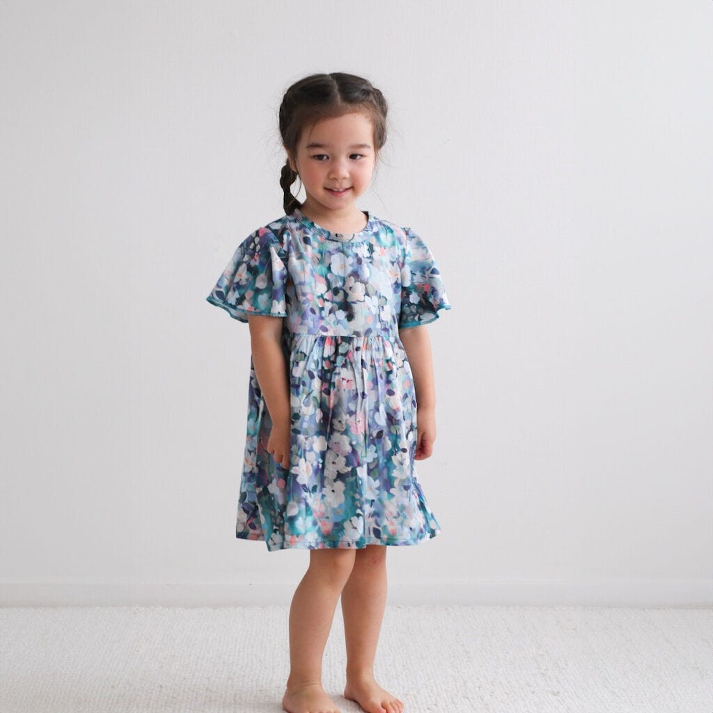 Burrow & Be Girls Dress 2Y Ventiflora Ella Dress