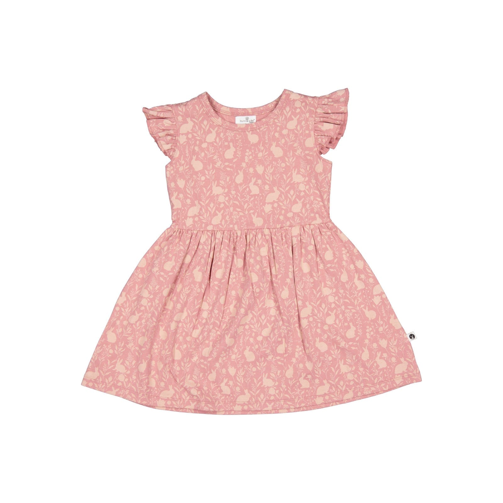 Burrow & Be Girls Dress Mead-Doe Flutter Dress