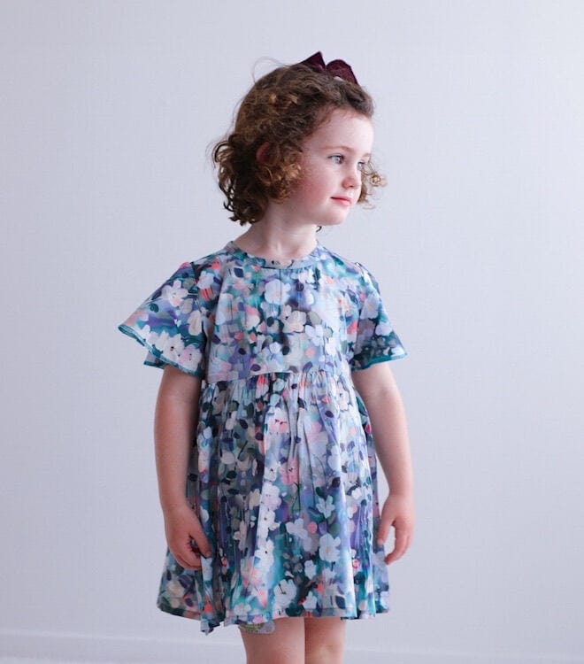Burrow & Be Girls Dress Ventiflora Ella Dress