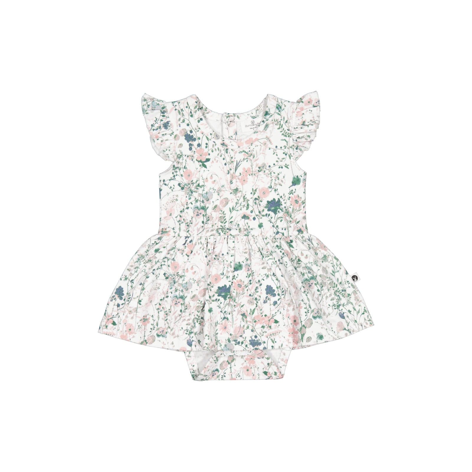 Burrow & Be Girls Dress Wildflower Flutter Baby Dress