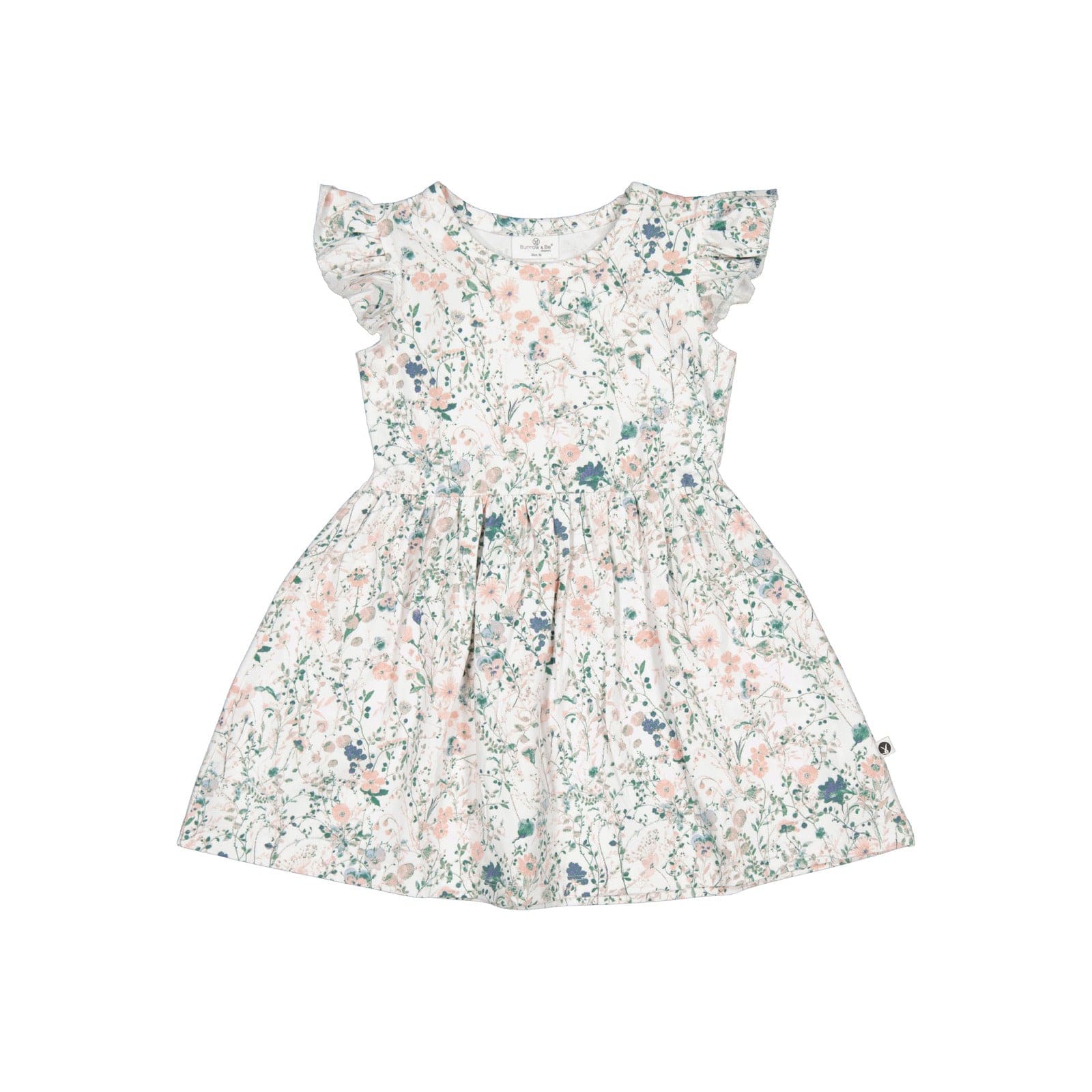 Burrow & Be Girls Dress Wildflower Flutter dress