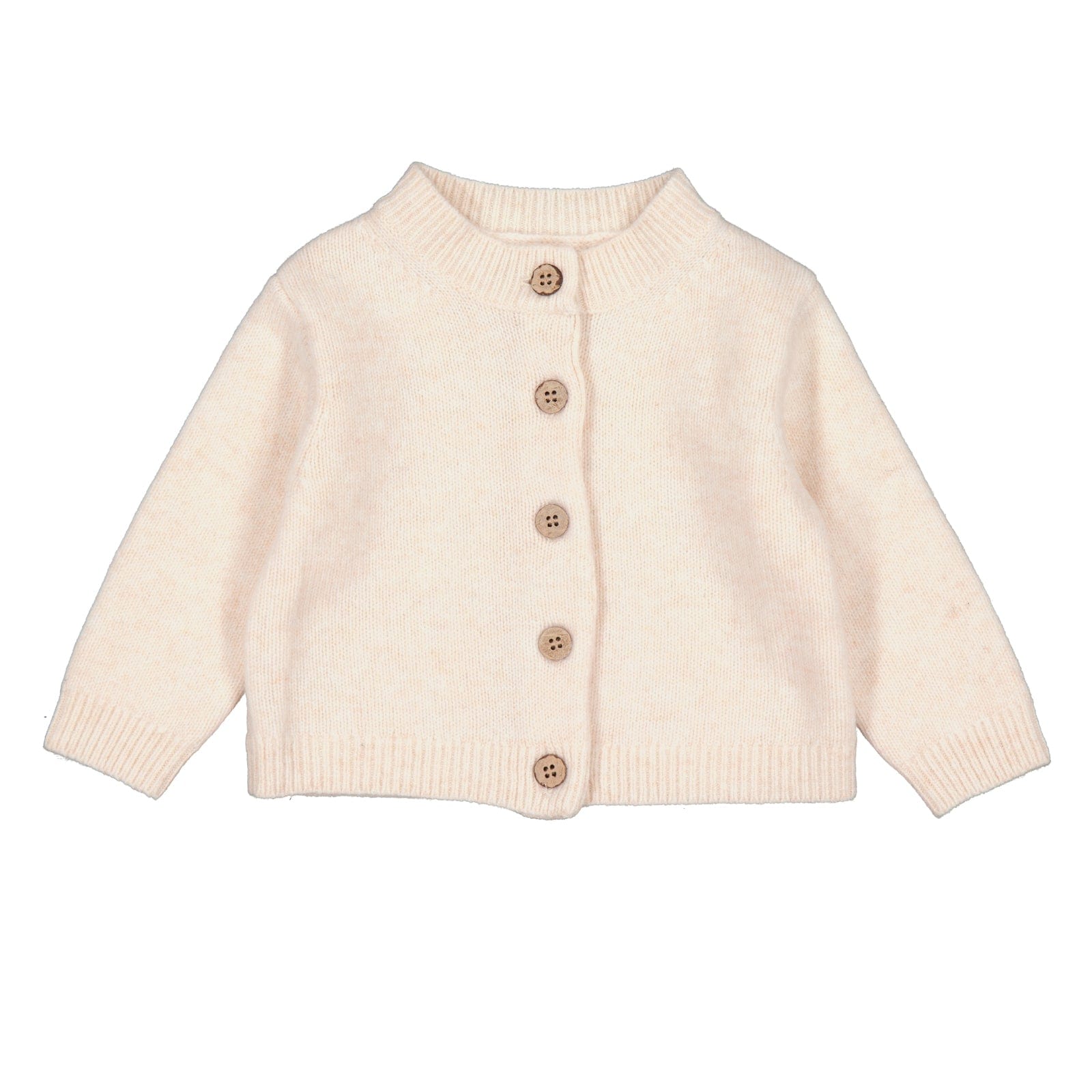 Burrow & Be Girls Jumper Oakley Cardigan - Ivory Blush