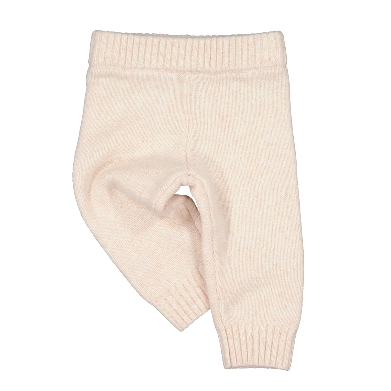 Burrow & Be Girls Pants Baby Knit pants - Ivory Blush