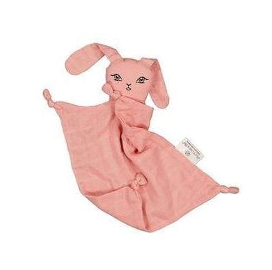 Burrow & Be Toys Comforter Dusty Rose Muslin Bunny Comforter