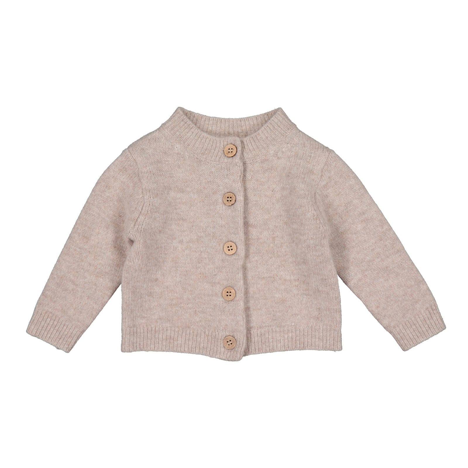 Burrow & Be Unisex Jumper Oakley Cardigan - Taupe