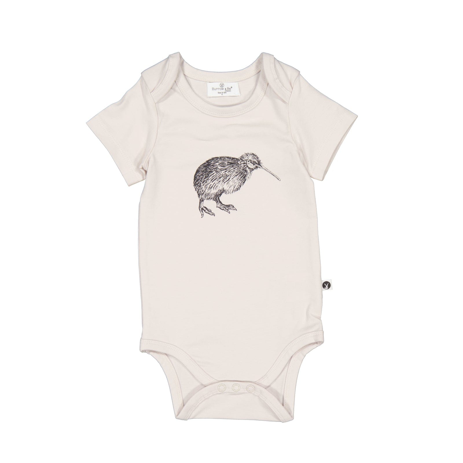 Burrow & Be Unisex Onesie Kiwi Short Sleeve Bodysuit