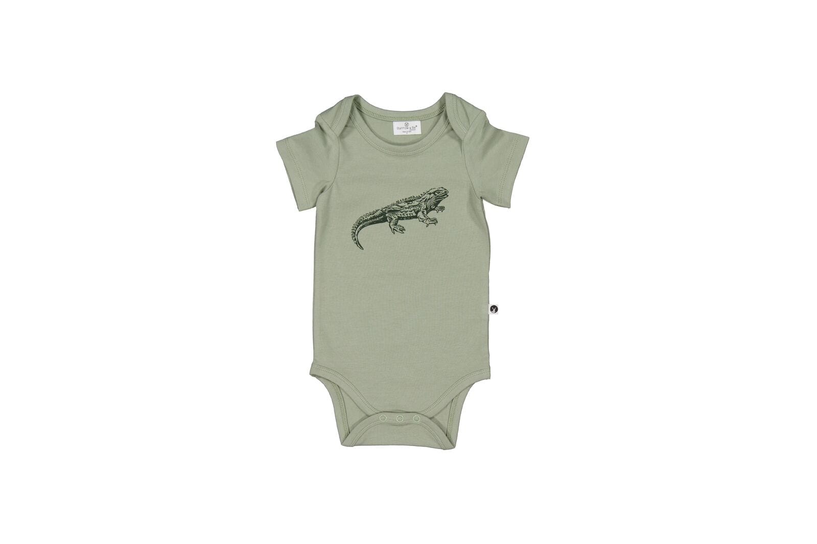 Burrow & Be Unisex Onesie Tuatara Short Sleeve Bodysuit