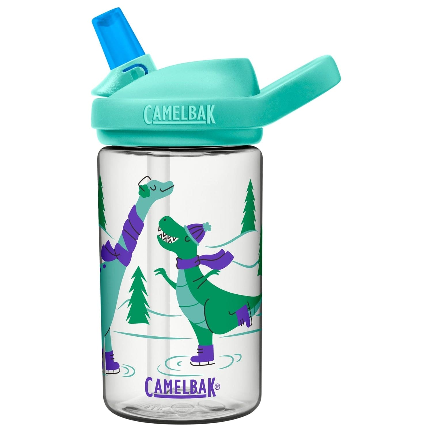 Camelbak Feeding Ice Skating Dinos Camelbak Eddy+ Kids 400ml Drink Bottle