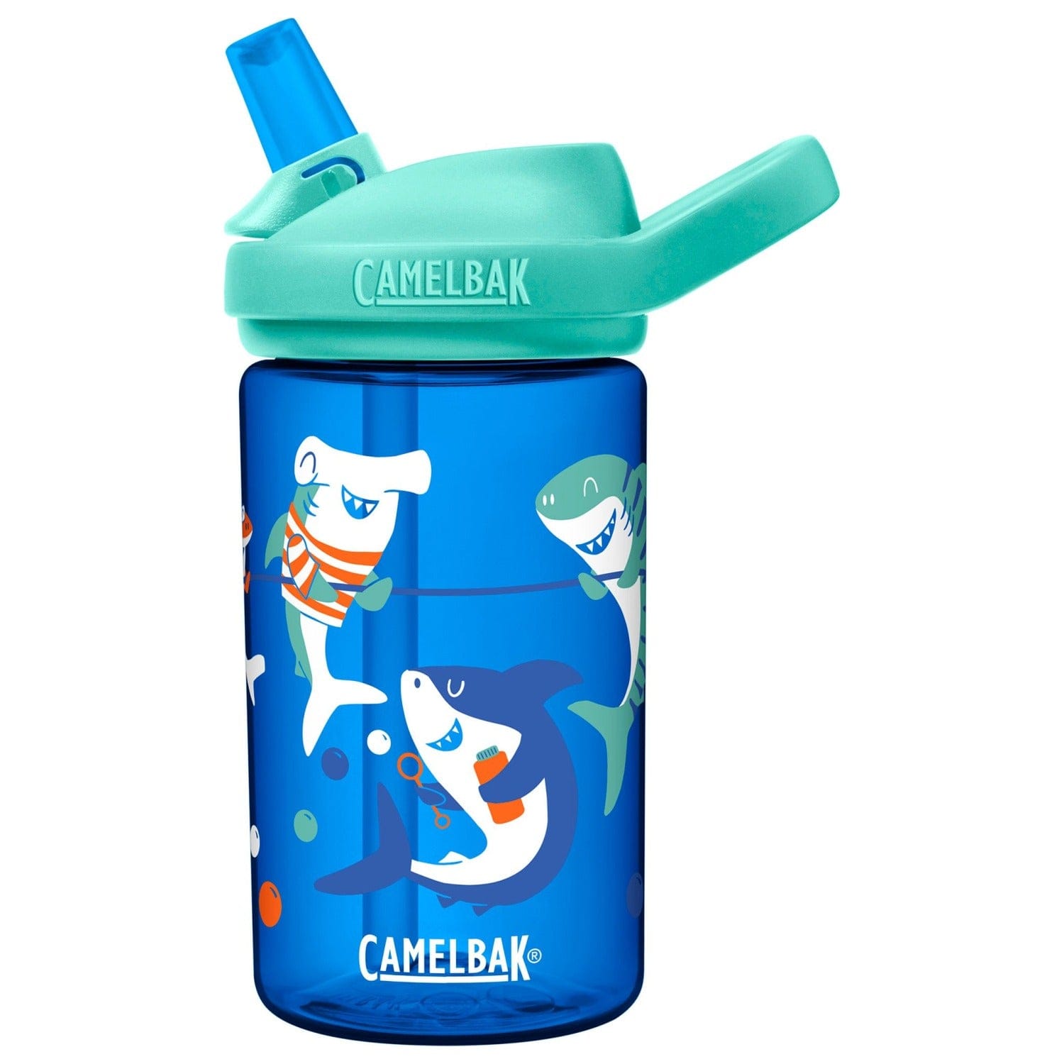 Camelbak Feeding Shark Summer Camp Camelbak Eddy+ Kids 400ml Drink Bottle