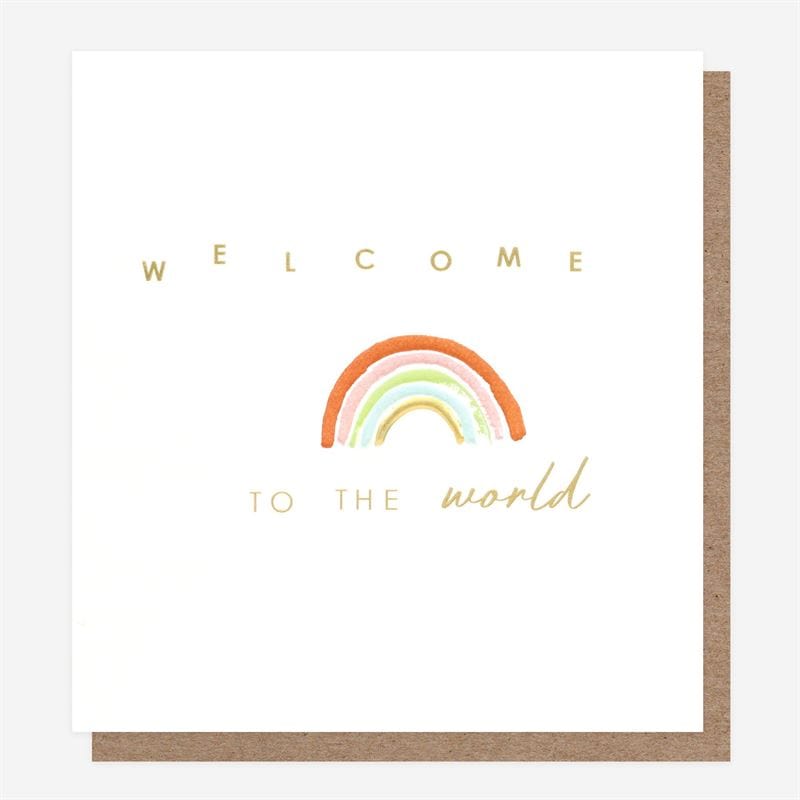 Caroline Gardner Gift Card Welcome To The World - Baby Card