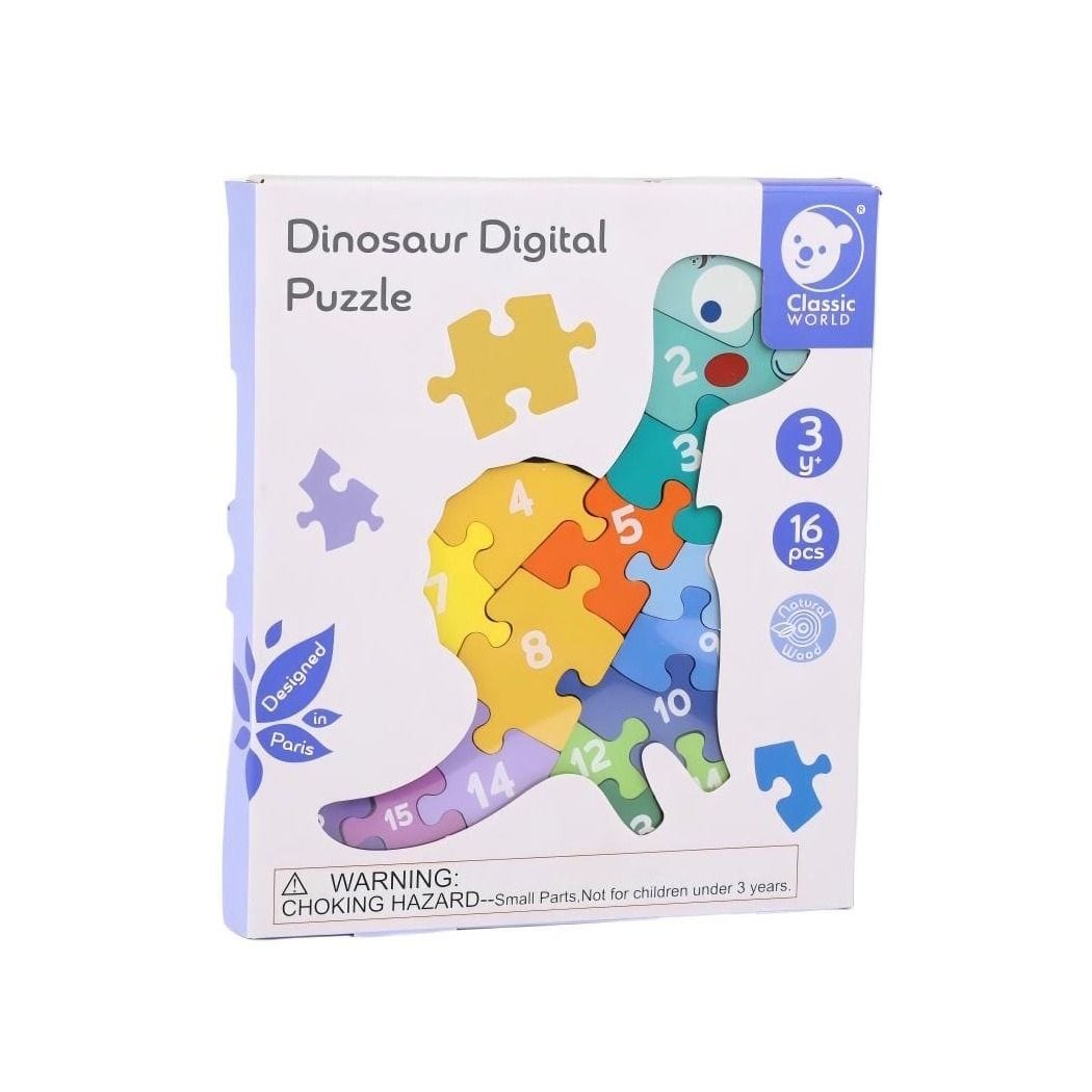 Classic World Toys Dinosaur Digit Puzzle