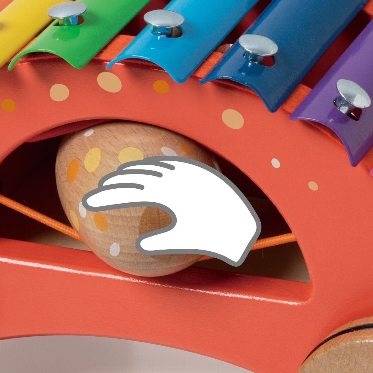Colorful Dinosaur Xylophone toy by Classic World with vibrant keys and a dinosaur shape, perfect for children's musical play.