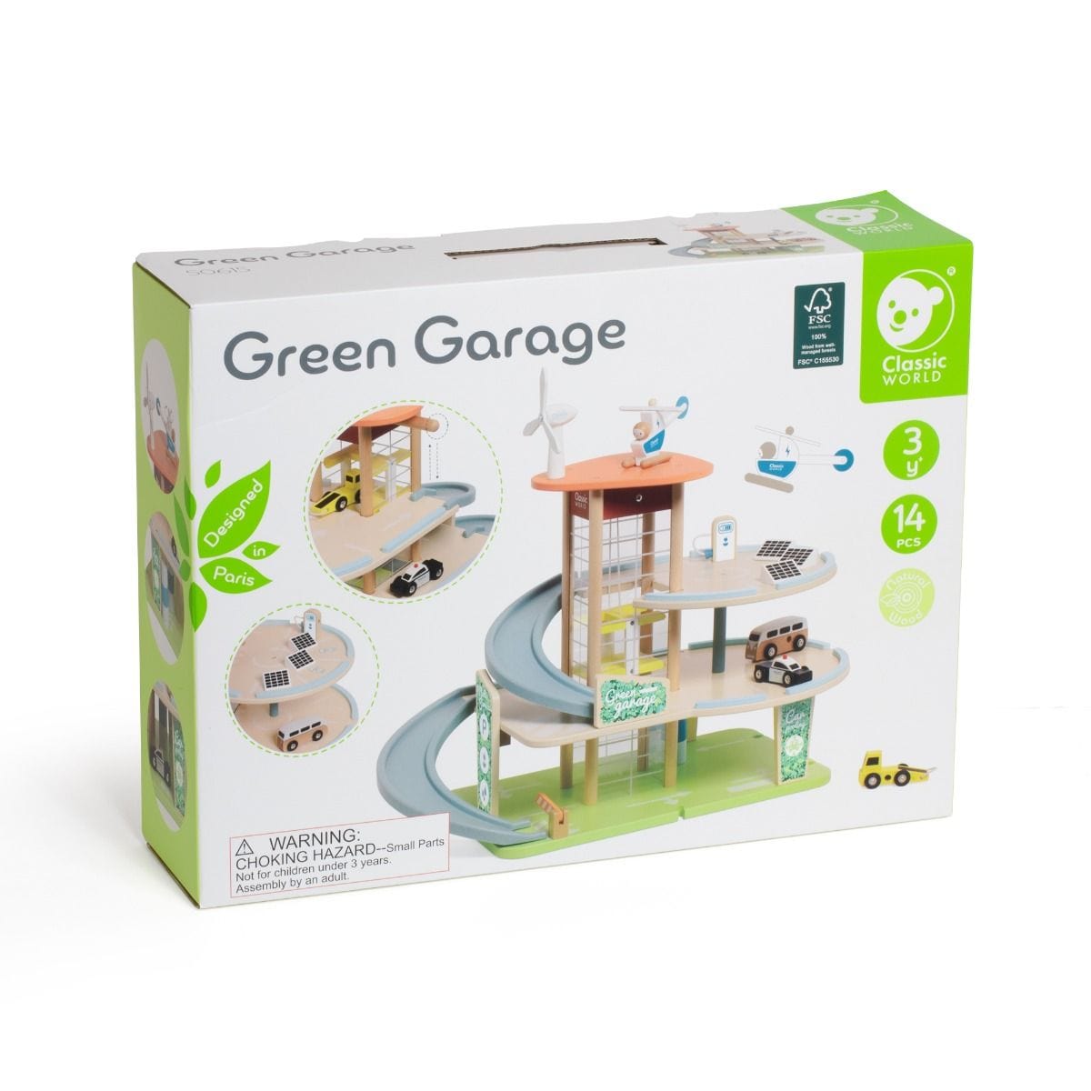 Classic World Toys Green Garage