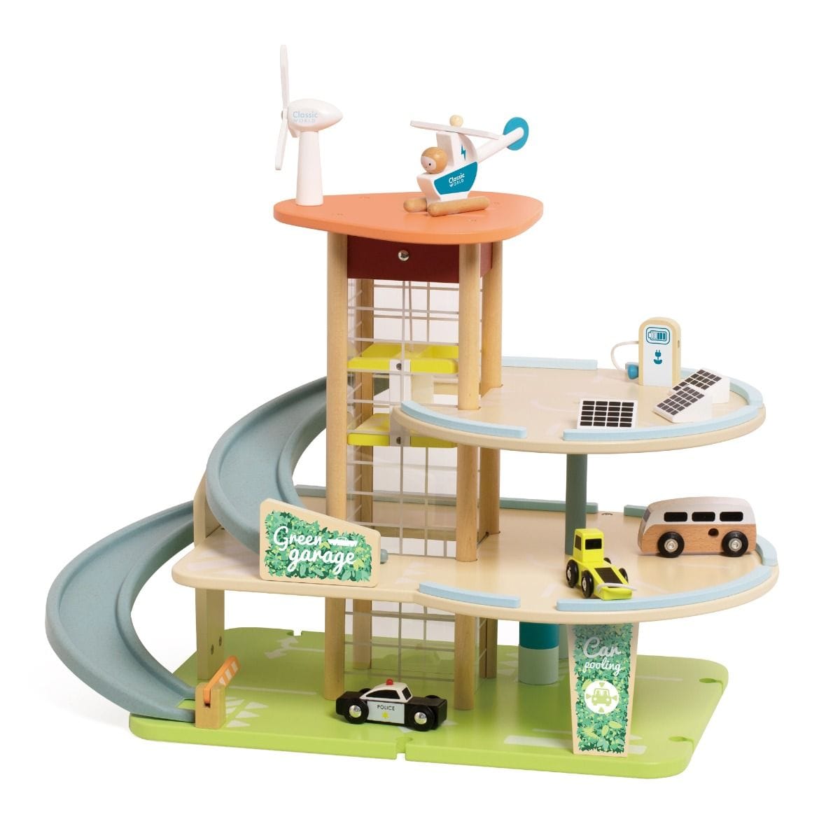 Classic World Toys Green Garage