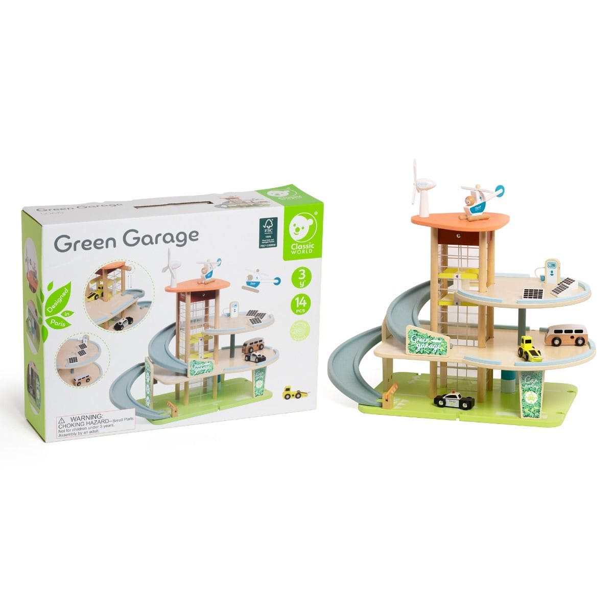Classic World Toys Green Garage