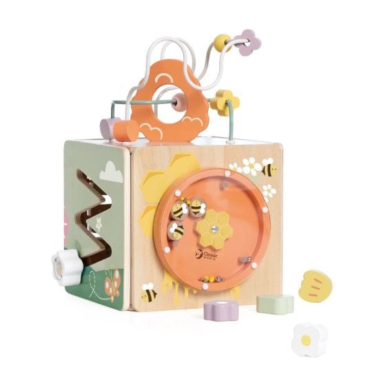 Classic World Toys Honeybee Activity Cube