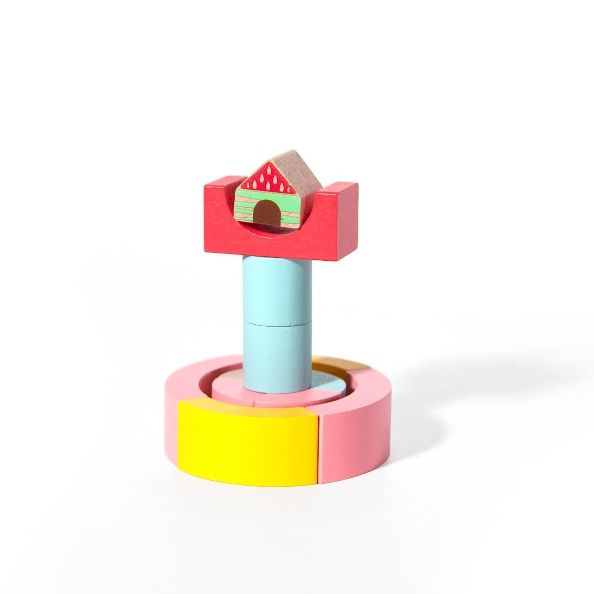 Classic World Toys Rainbow Garden Blocks - 40 Pieces