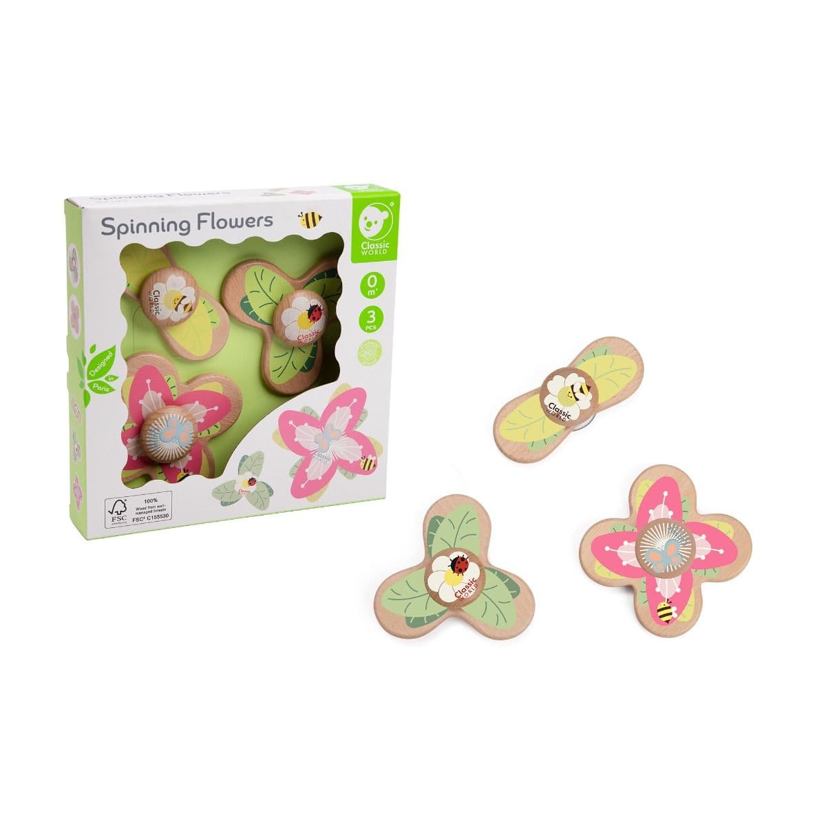 Classic World Toys Spinning Flowers