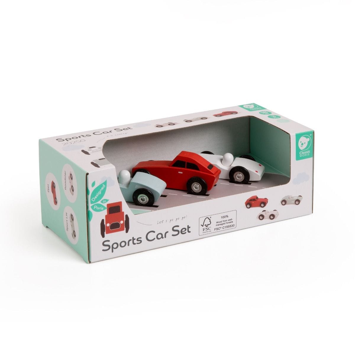 Classic World Toys Sports Car Set