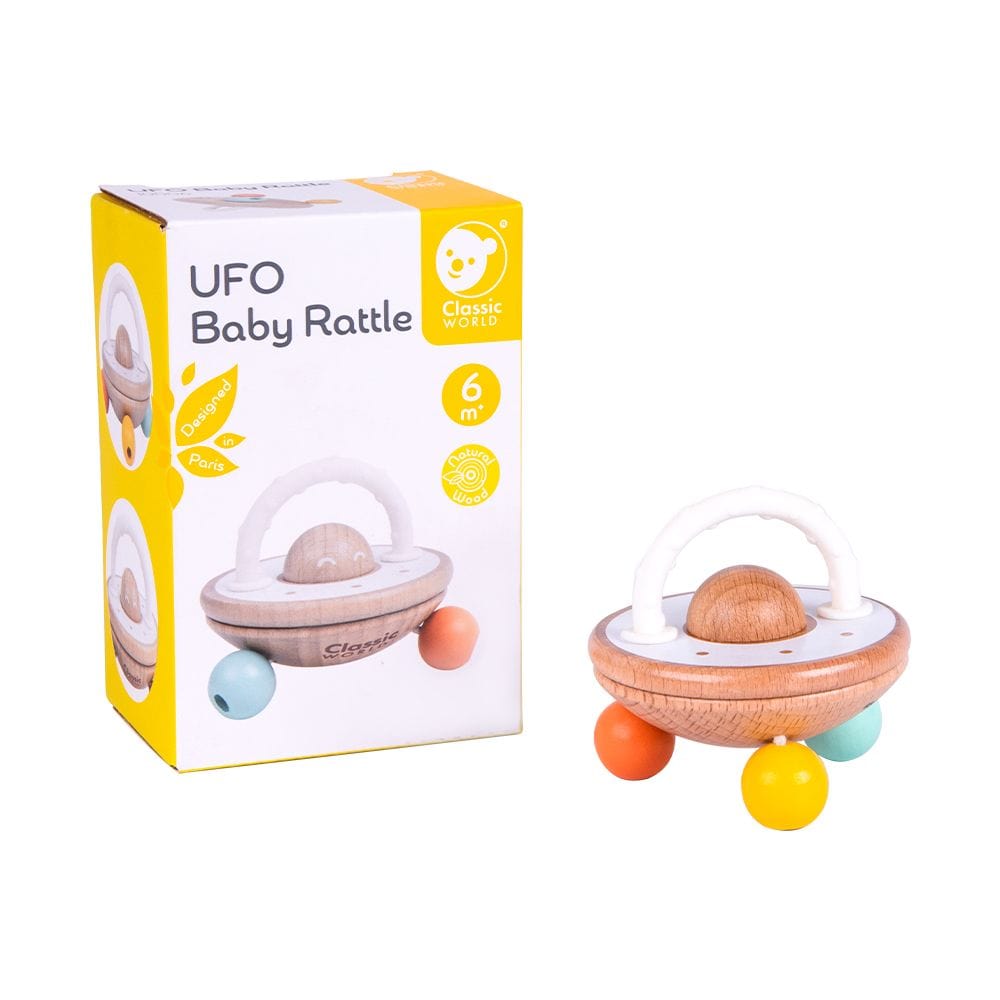 Classic World Toys UFO Baby Rattle