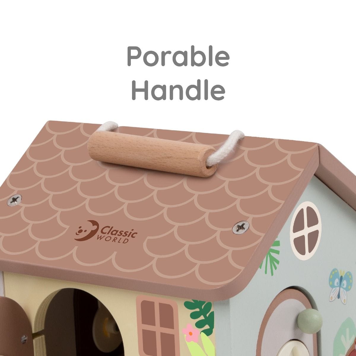 Classic World Toys Wooden Locking House