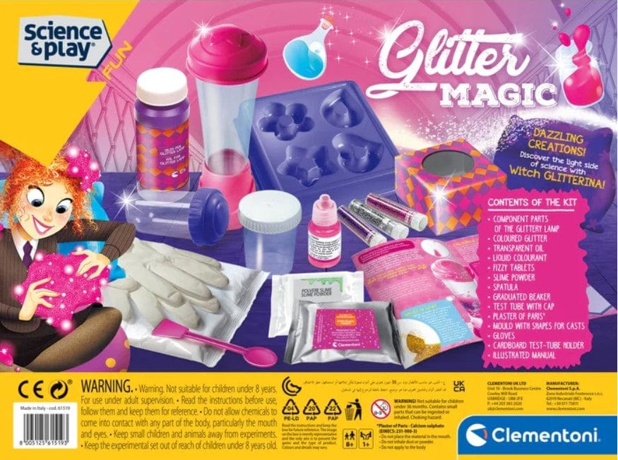 Clementoni Toys Science & Play: FUN Glitter Laboratory
