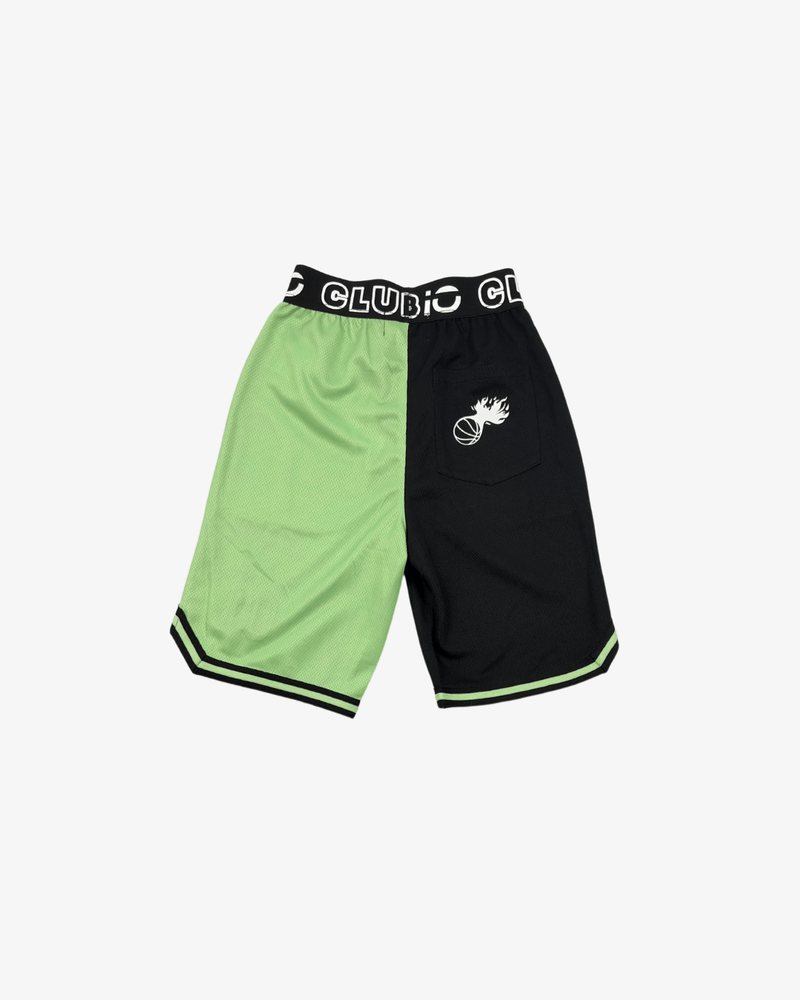 Clubio Shorts Black/Green Slam Dunk Shorts
