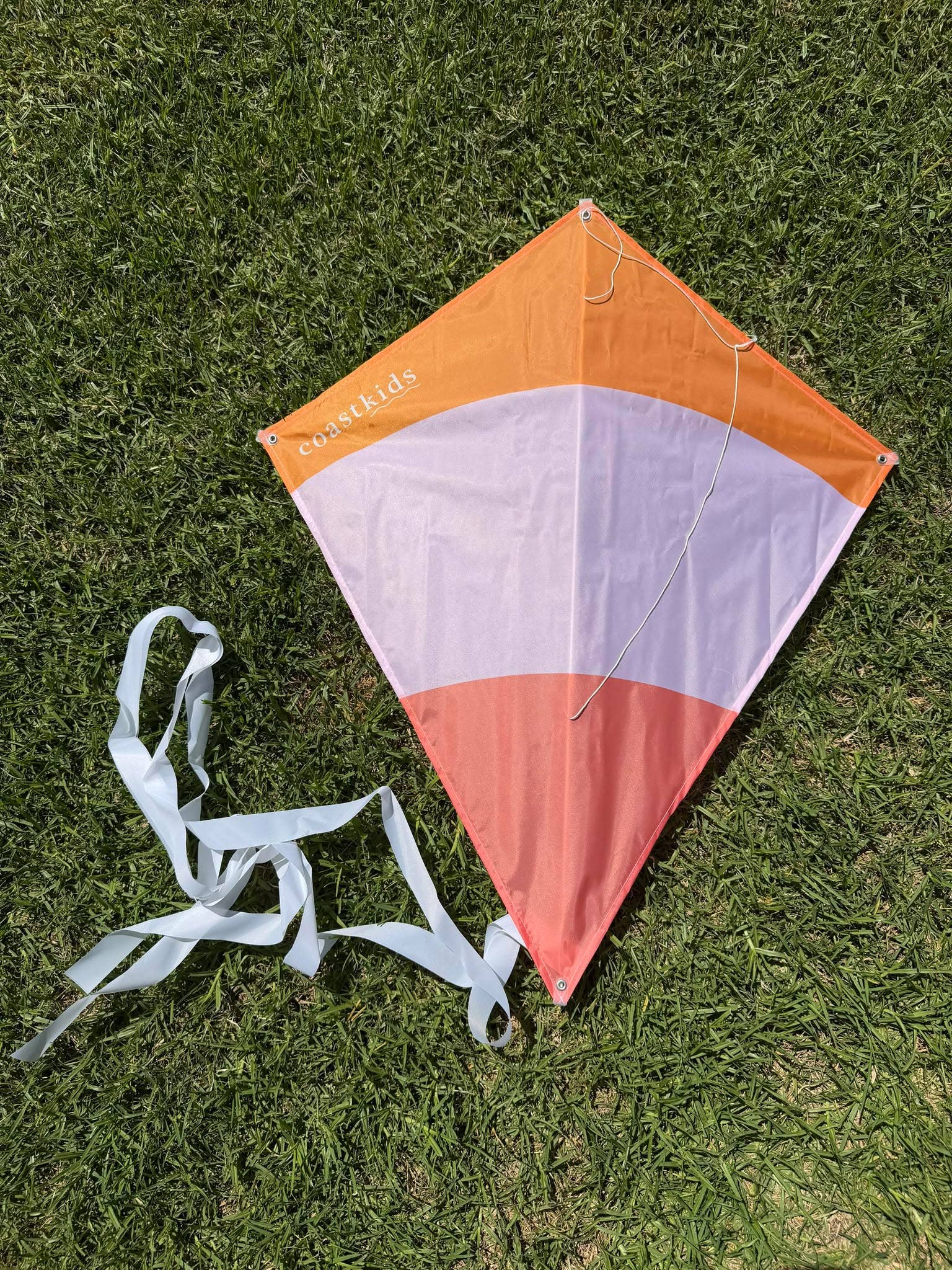 Coast Kids Toys Traditional Kite - Kirra - Made From Recycled Plastic Bottle: Sunset