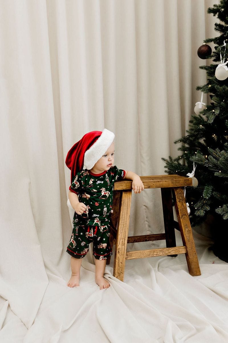 Confetti Kidz Accessories Hats Luxe Velvet Family Santa Hat