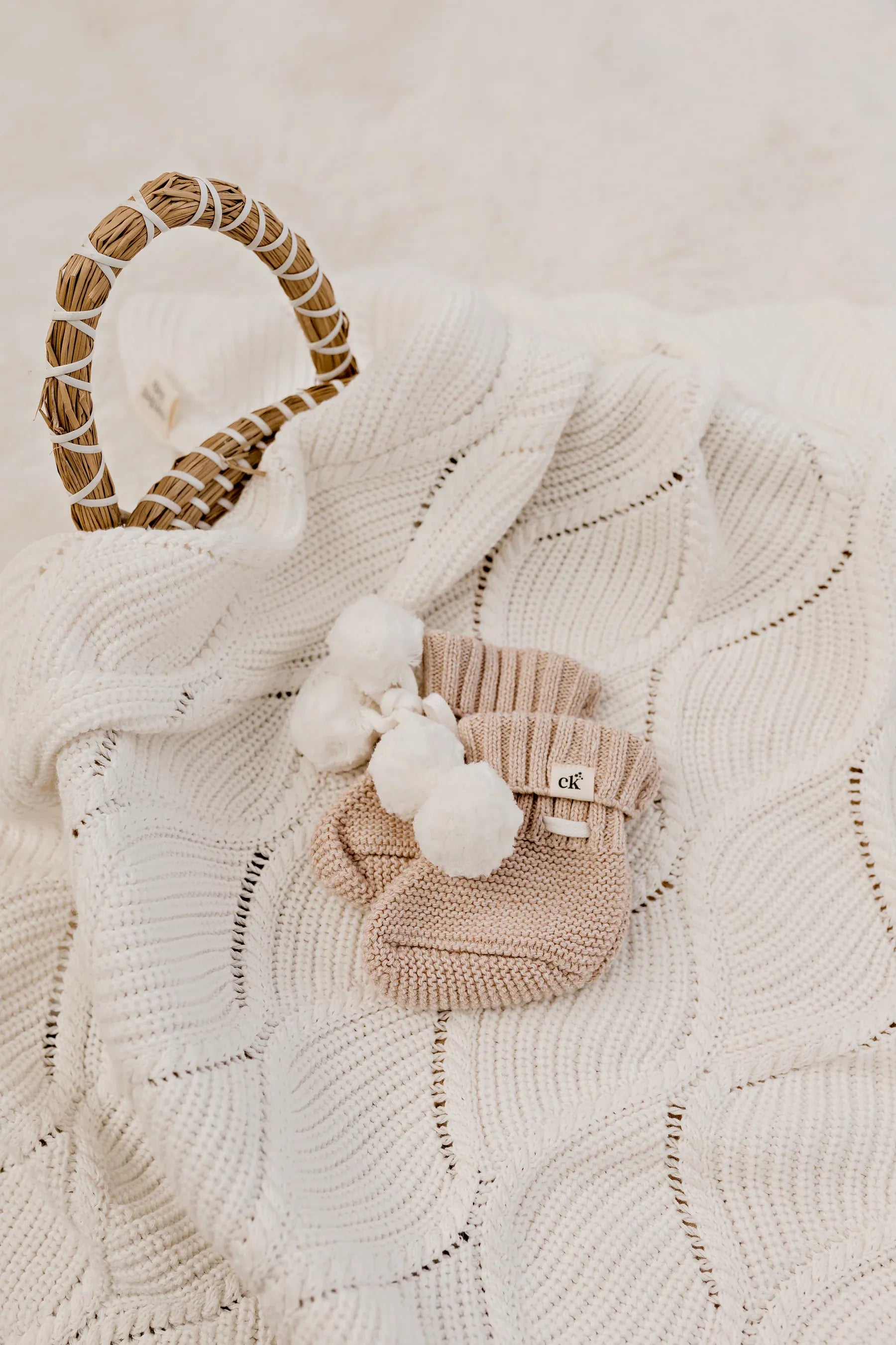 Keepsake Knit Blanket - Milk - Parnell Baby Boutique