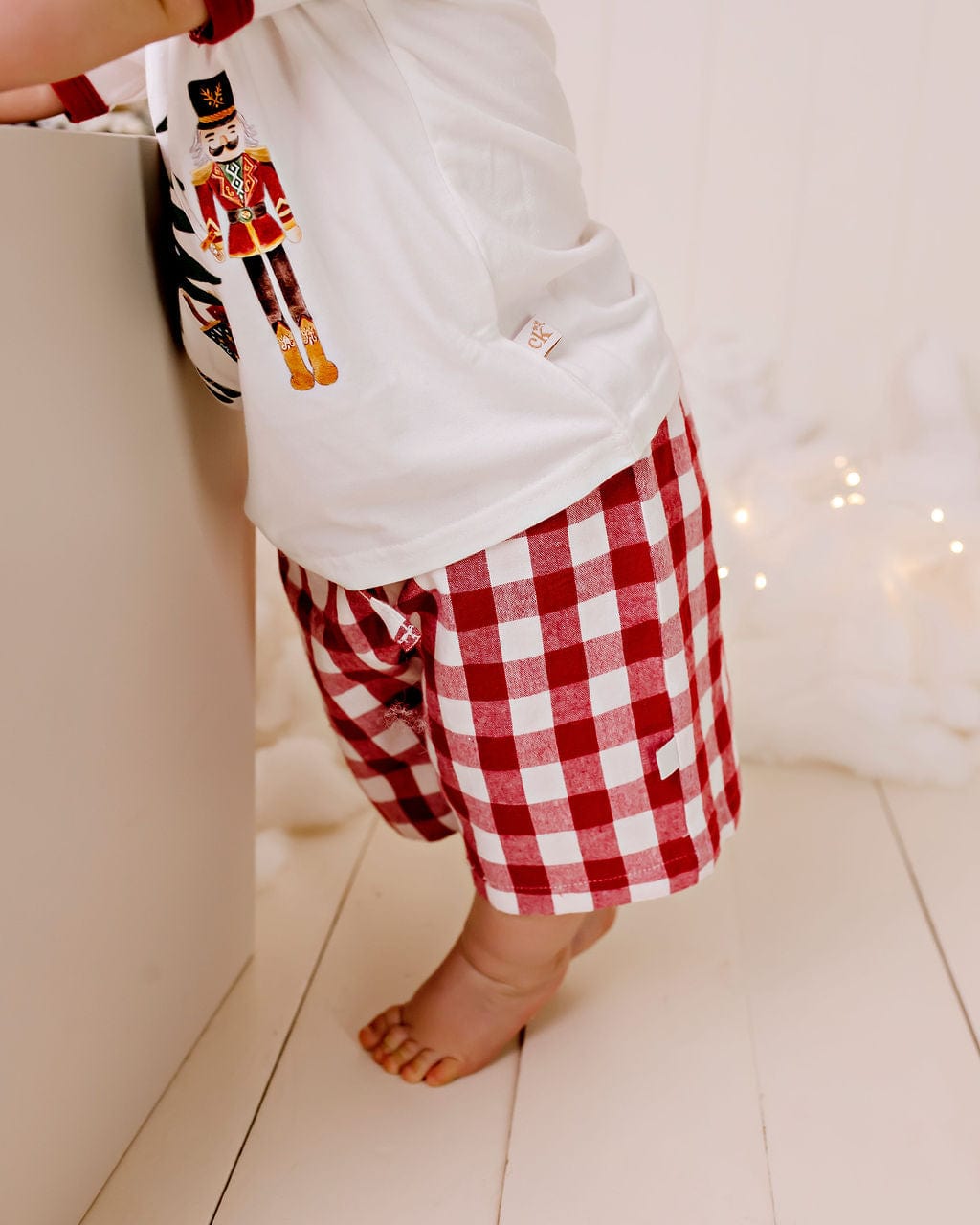 Confetti Kidz Boys Pant Red Gingham Pocket Shorts