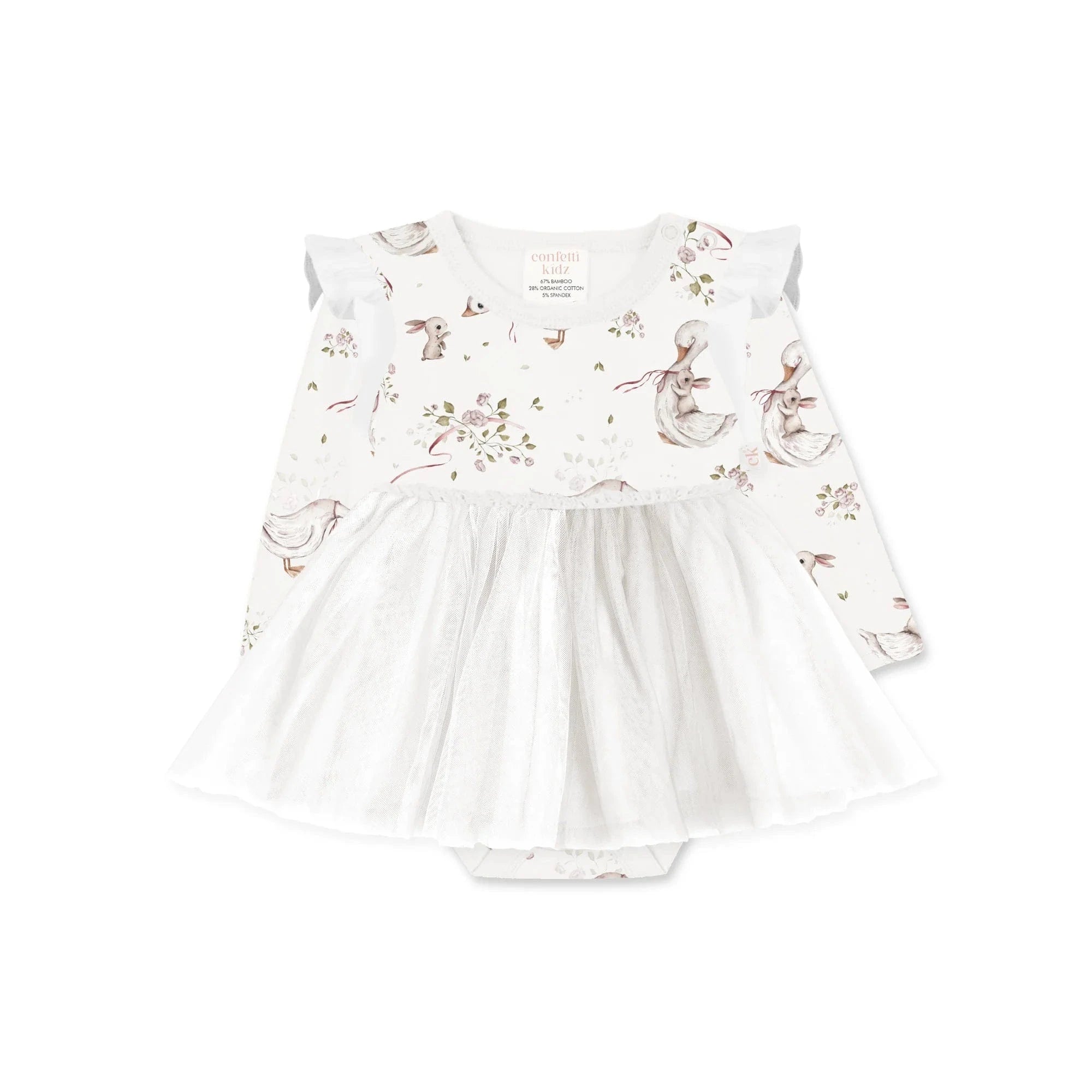 Confetti Kidz Girls Dress Onesie Tutu Dress - Forever Friends