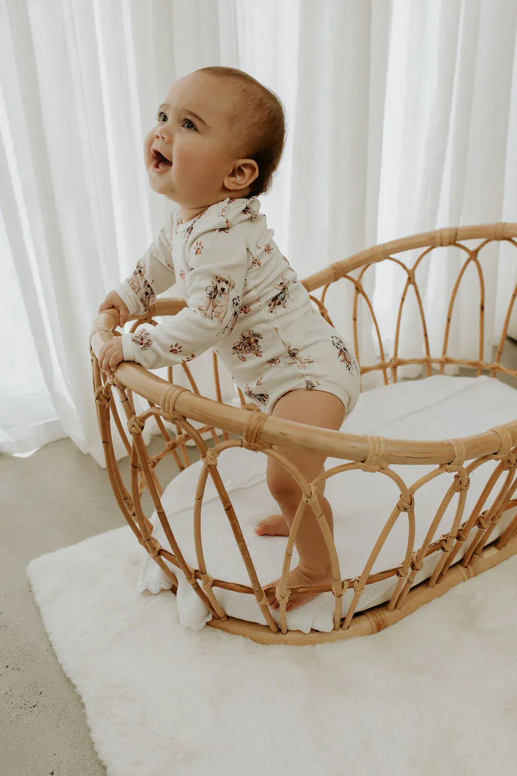 Confetti Kidz Unisex Onesie 0-3M Pawfect Pals - L/S Bodysuit