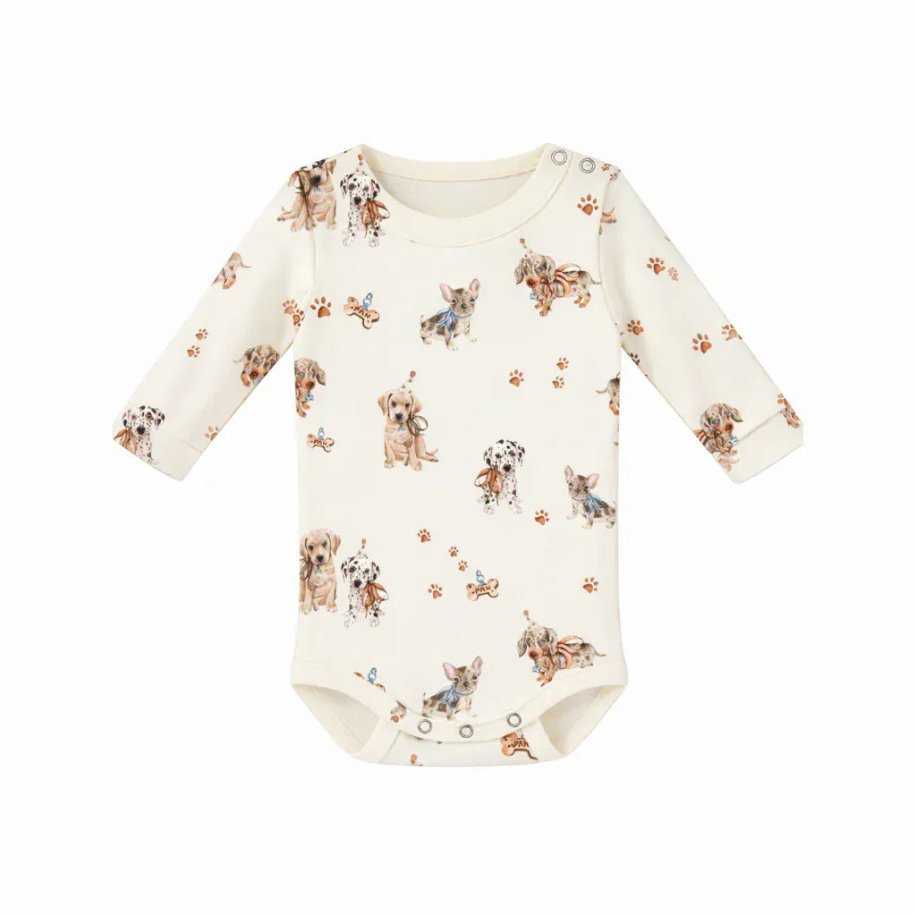 Confetti Kidz Unisex Onesie Pawfect Pals - L/S Bodysuit