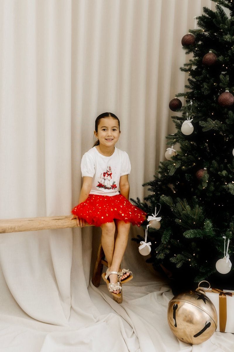 Confetti Kidz Unisex Tee Mistletoe Starlight Pony Bamboo Tee