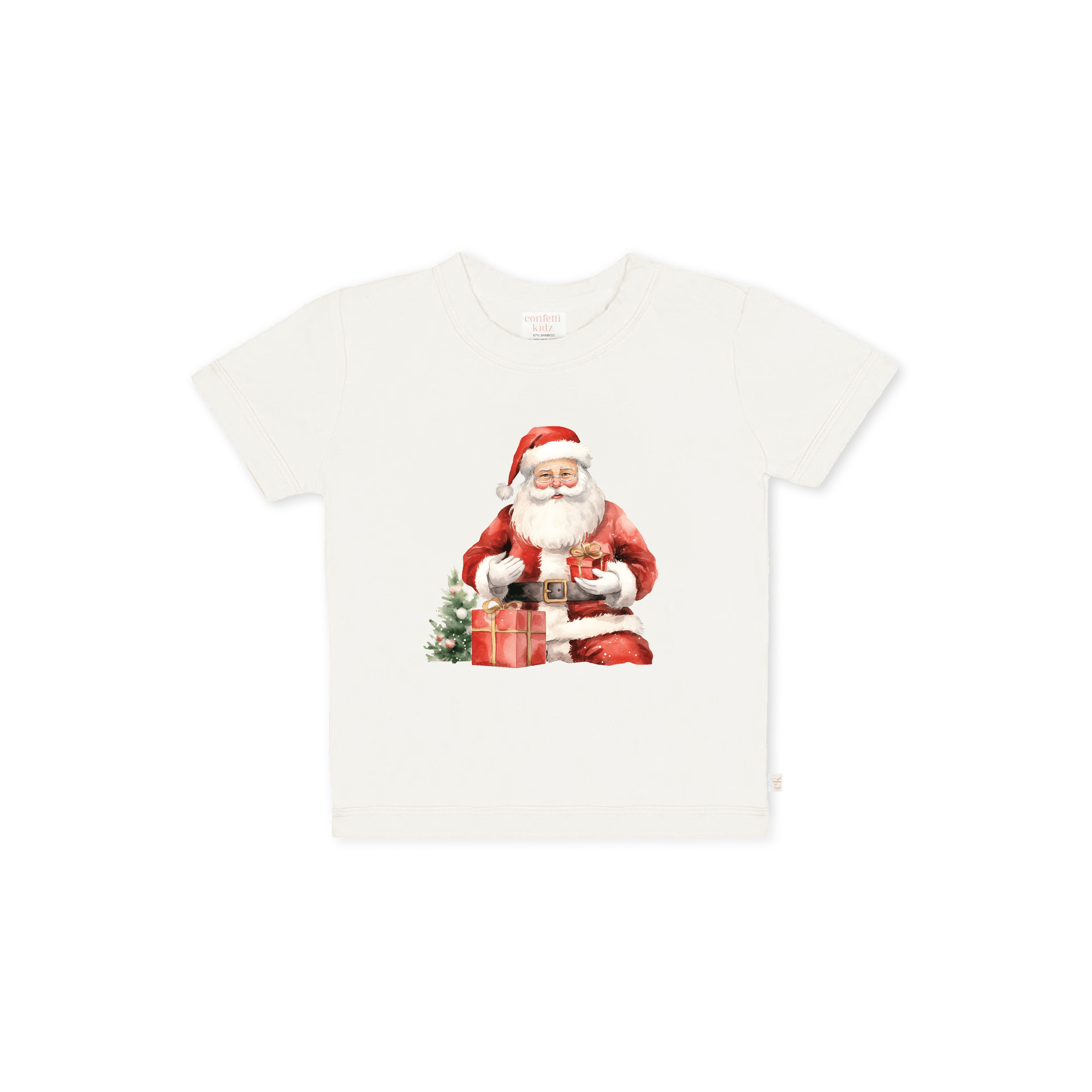 Confetti Kidz Unisex Tee Vintage Santa Tee