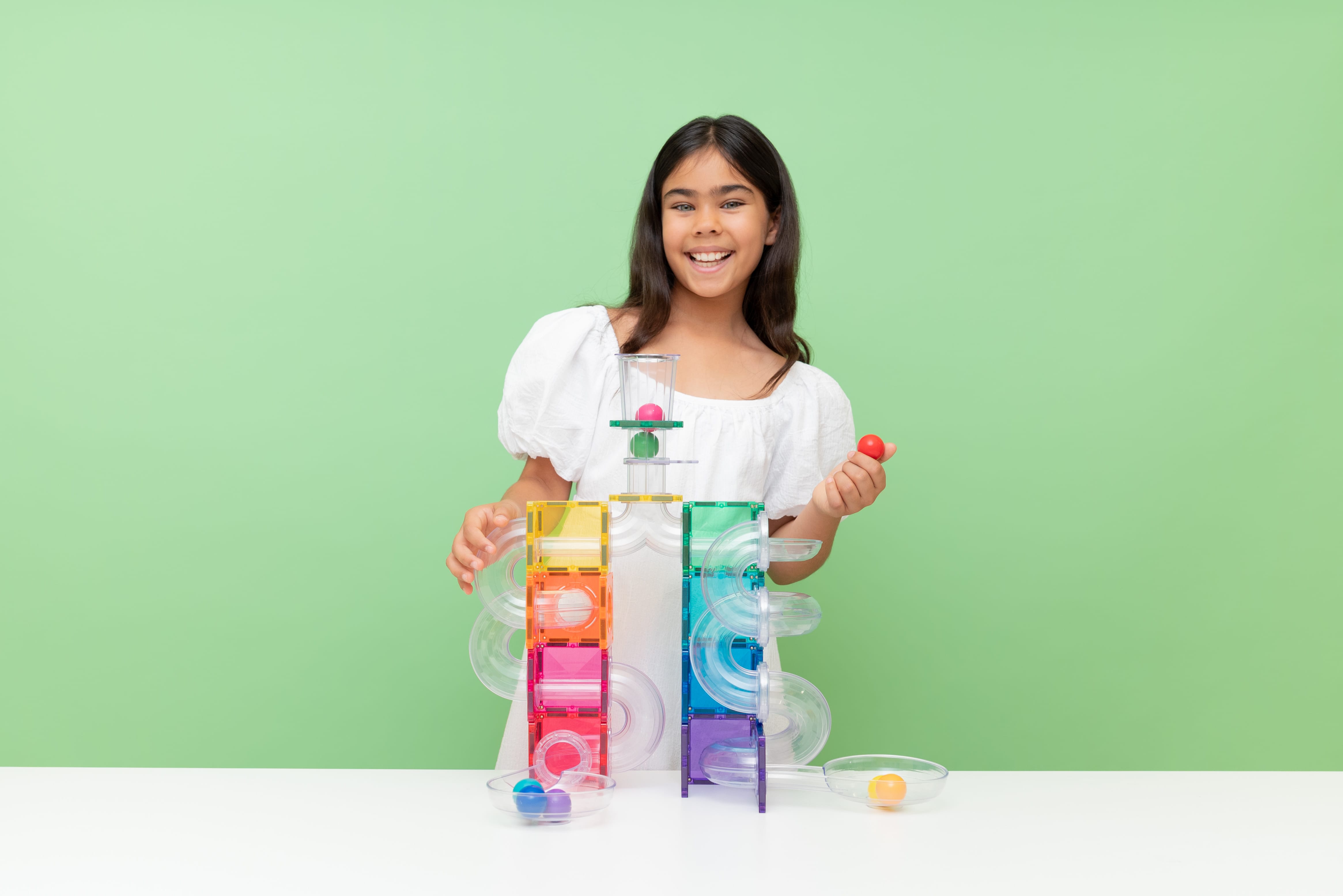 Connetix Toys Connetix - Ball Run Bright Pack 114 pc