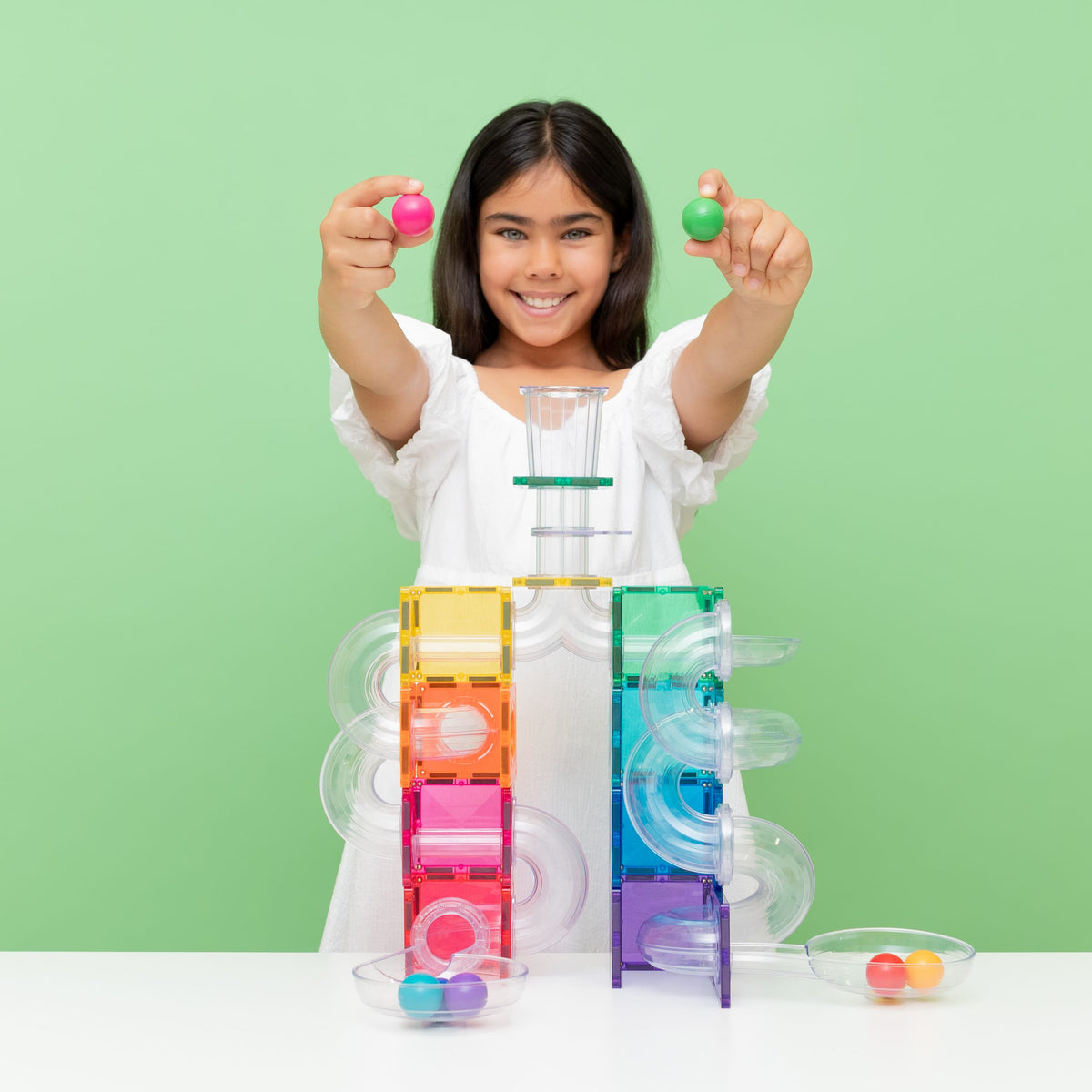 Connetix Toys Connetix - Ball Run Bright Pack 114 pc