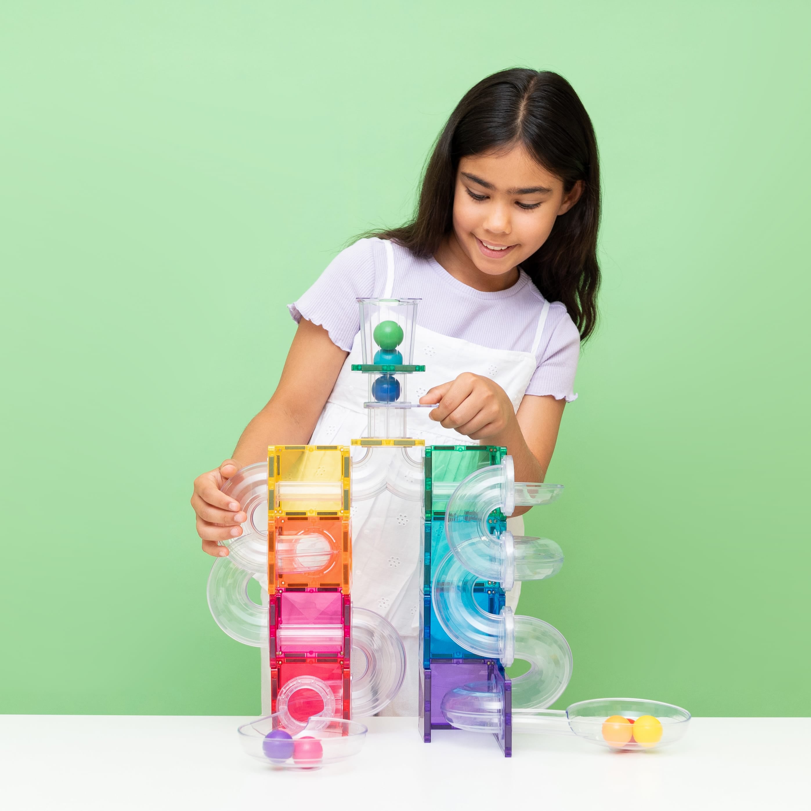 Connetix Toys Connetix - Ball Run Bright Pack 114 pc