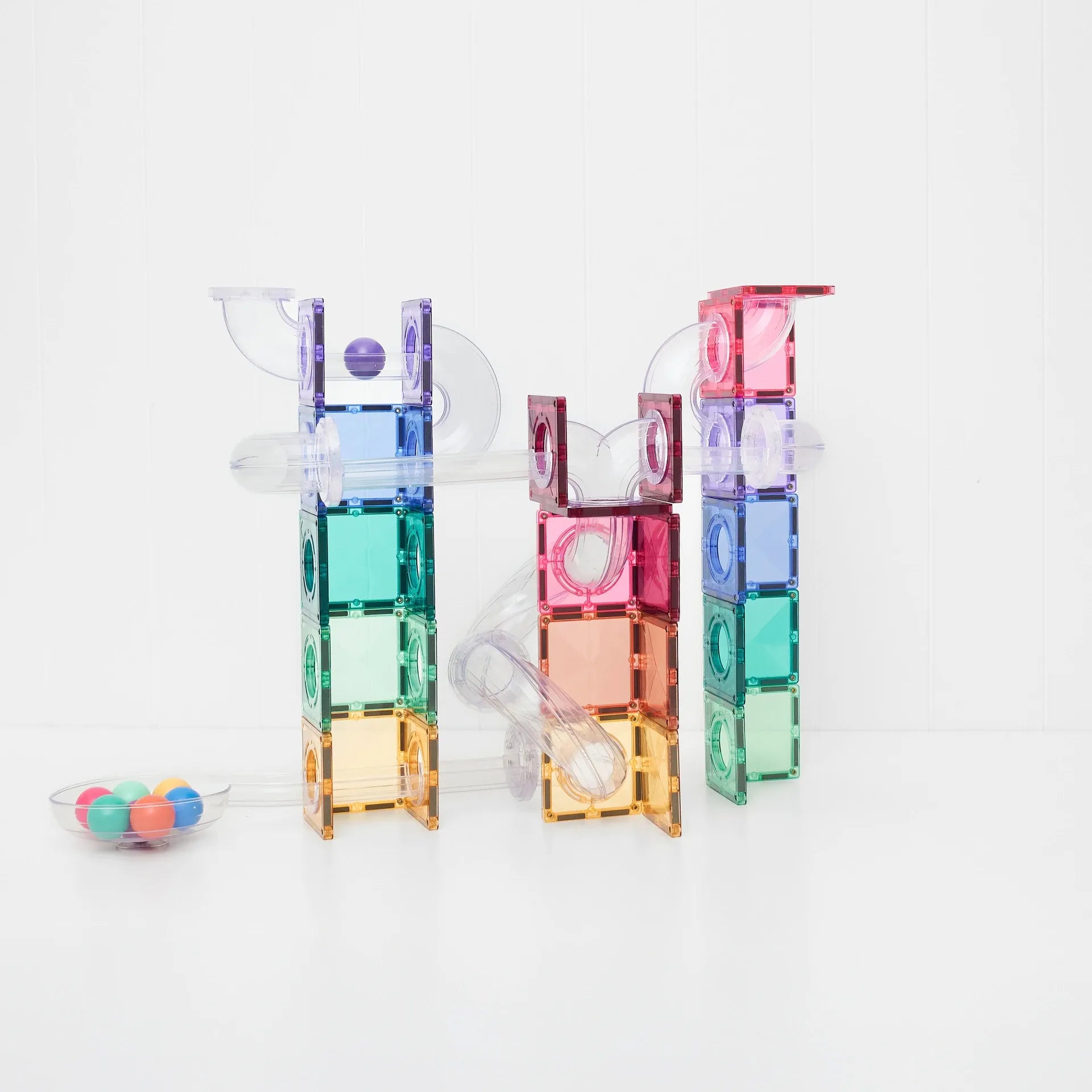 Connetix Toys Connetix - Ball Run Pastel Pack 114 pc