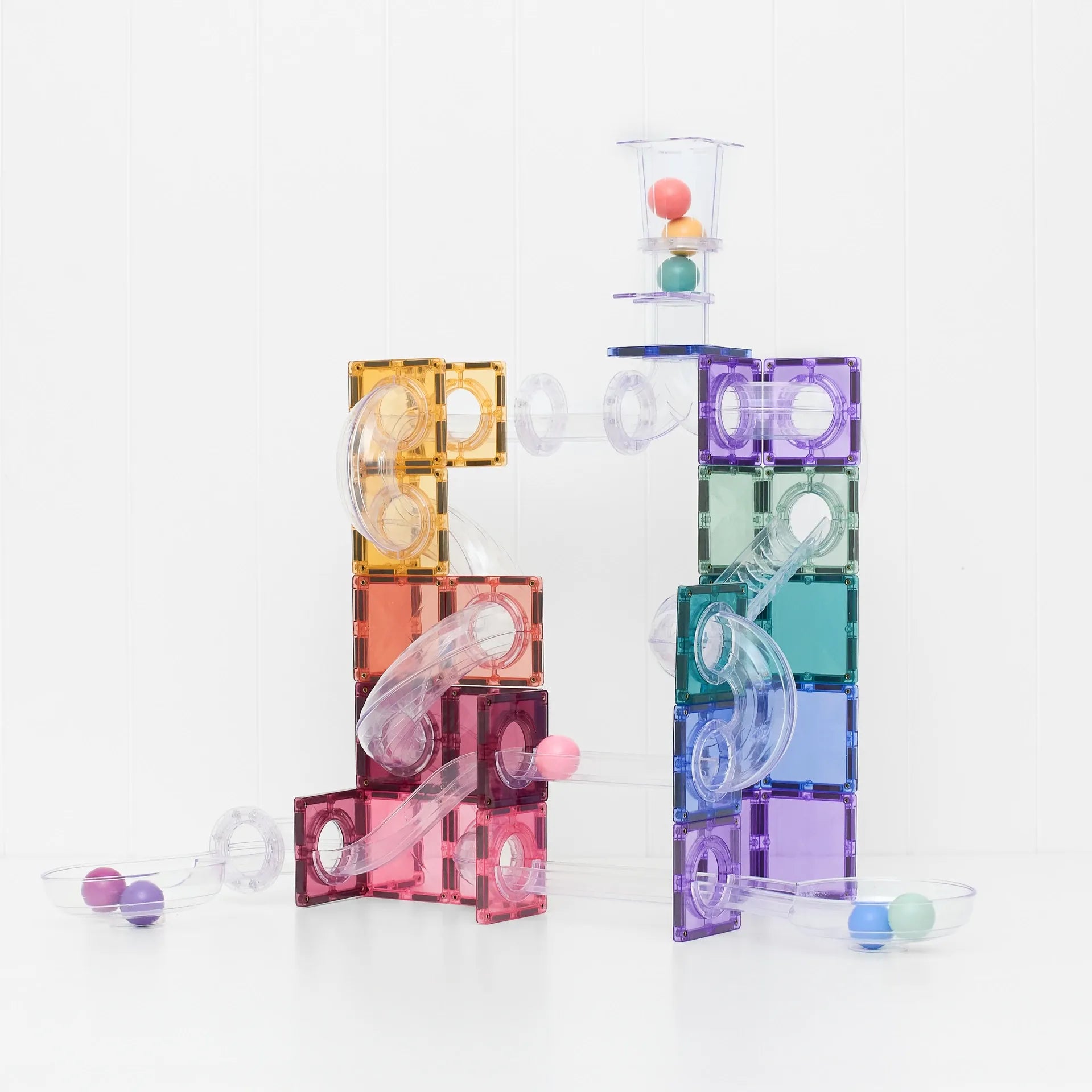 Connetix Toys Connetix - Ball Run Pastel Pack 114 pc