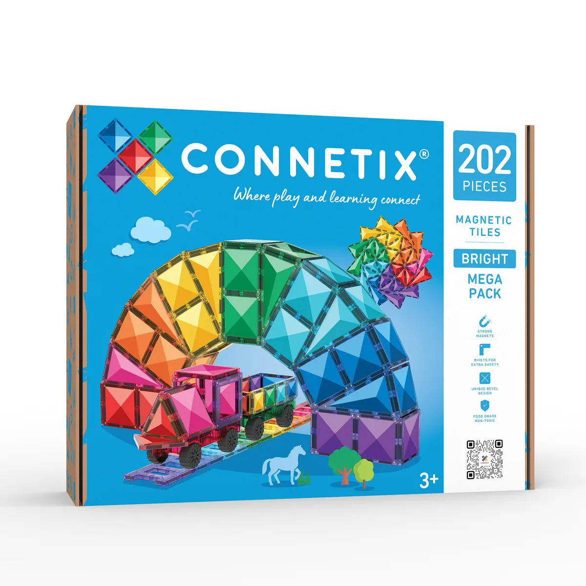 Connetix Toys Connetix - Bright Mega Pack 202 pc