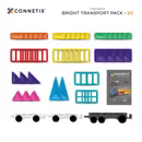 Connetix Toys Connetix - Bright Transport Pack 50pc