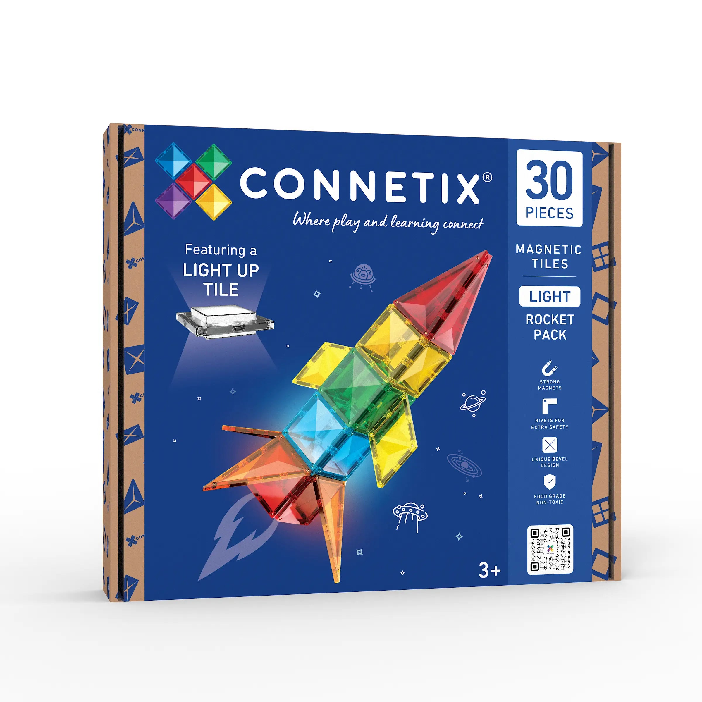 Connetix Toys Connetix - Light Rocket Pack 30 pc