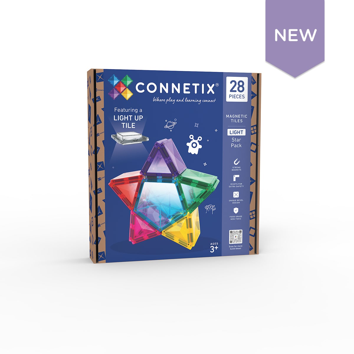 Connetix Toys Connetix - Light Star Pack 28 pc