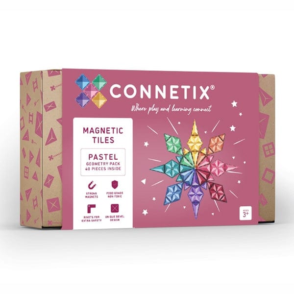 Connetix Toys Connetix - Pastel Geometry Pack 40 pc