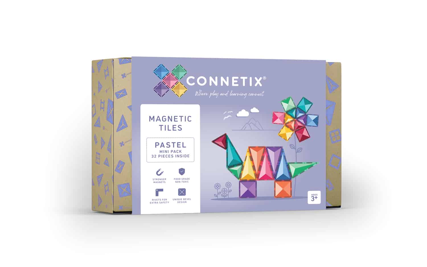 Connetix Toys Connetix - Pastel Mini Pack 32 pc