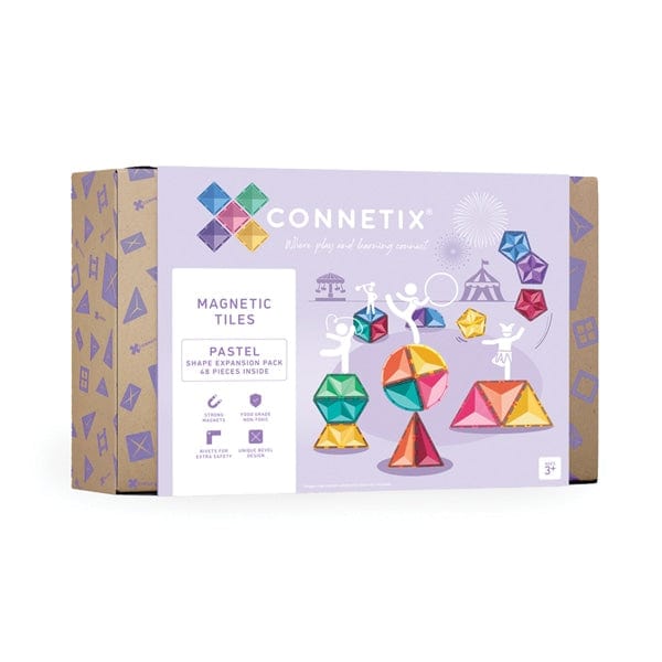 Connetix Toys Connetix - Pastel Shape Expansion Pack 48 pc